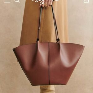 Sezane Mara Bag - chocolate color